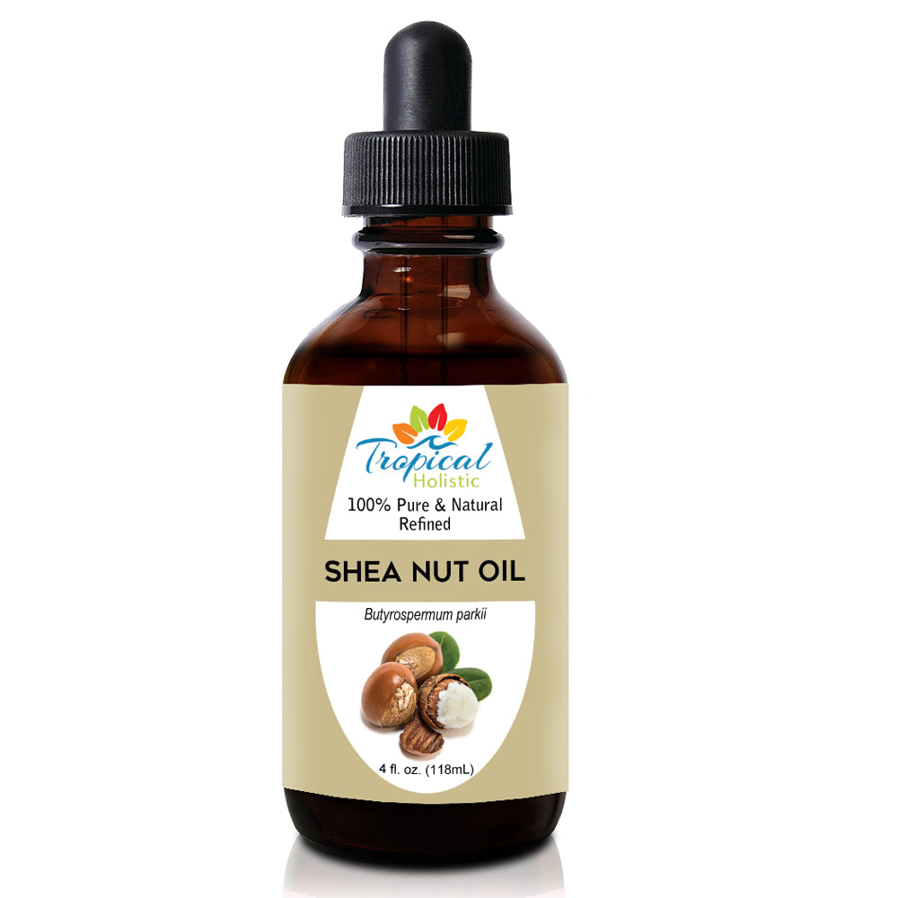 Buy 100% Pure Refined Organic Shea Nut Oil 4Oz - Tropical Holistic