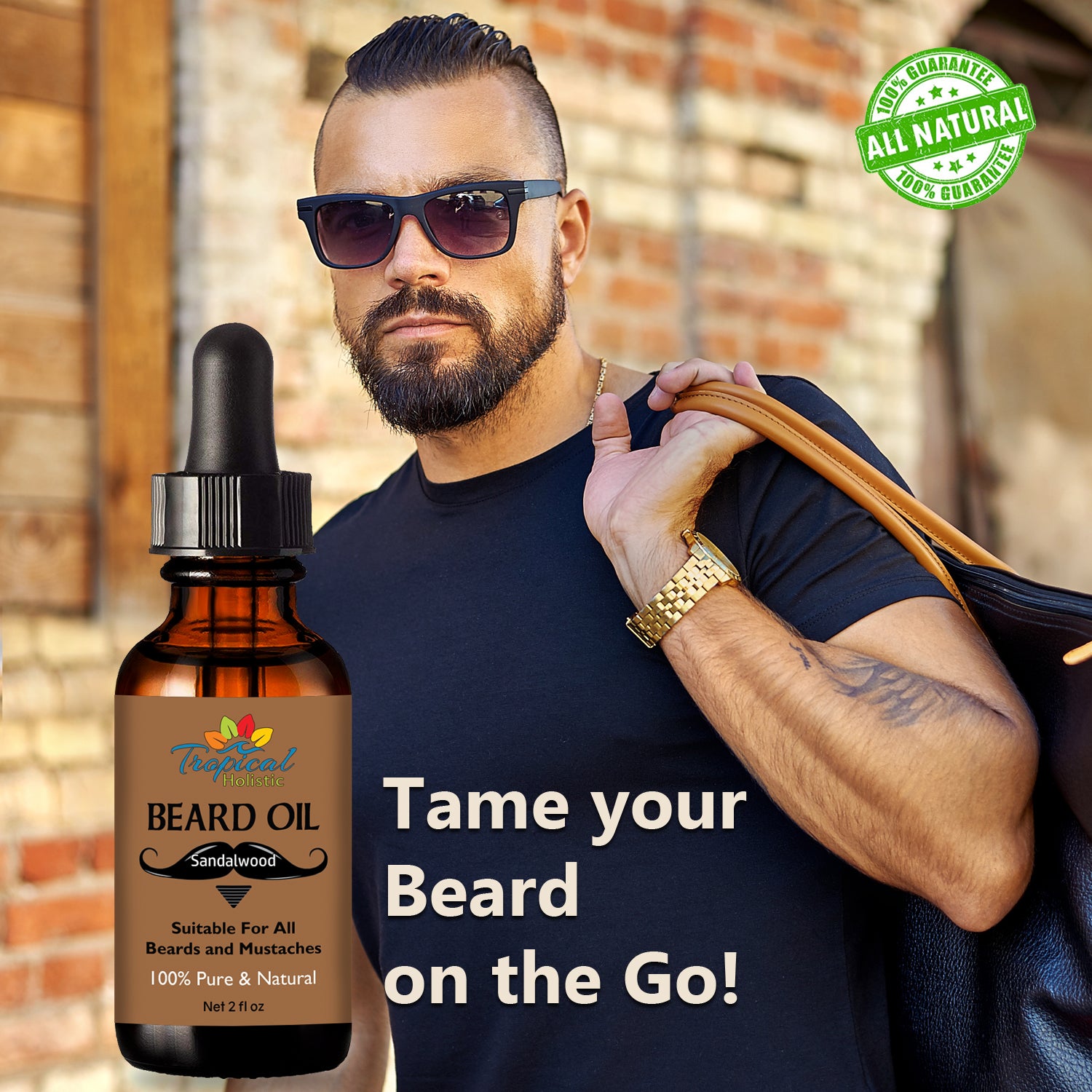 Sandalwood Beard Oil 2oz – Tropical Holistic